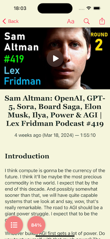 Instant Transcripts of Sam Altman from OpenAI